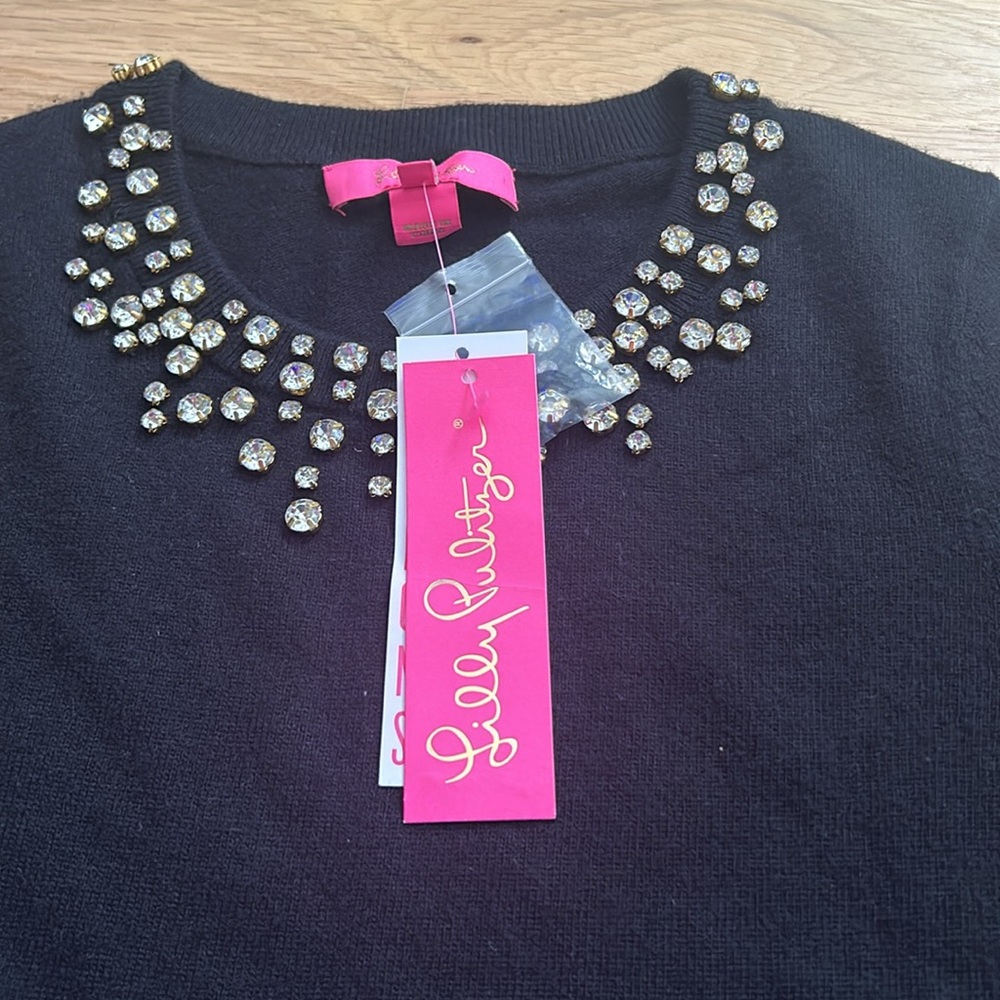 Lilly Pulitzer Black Odetta Sweater XS